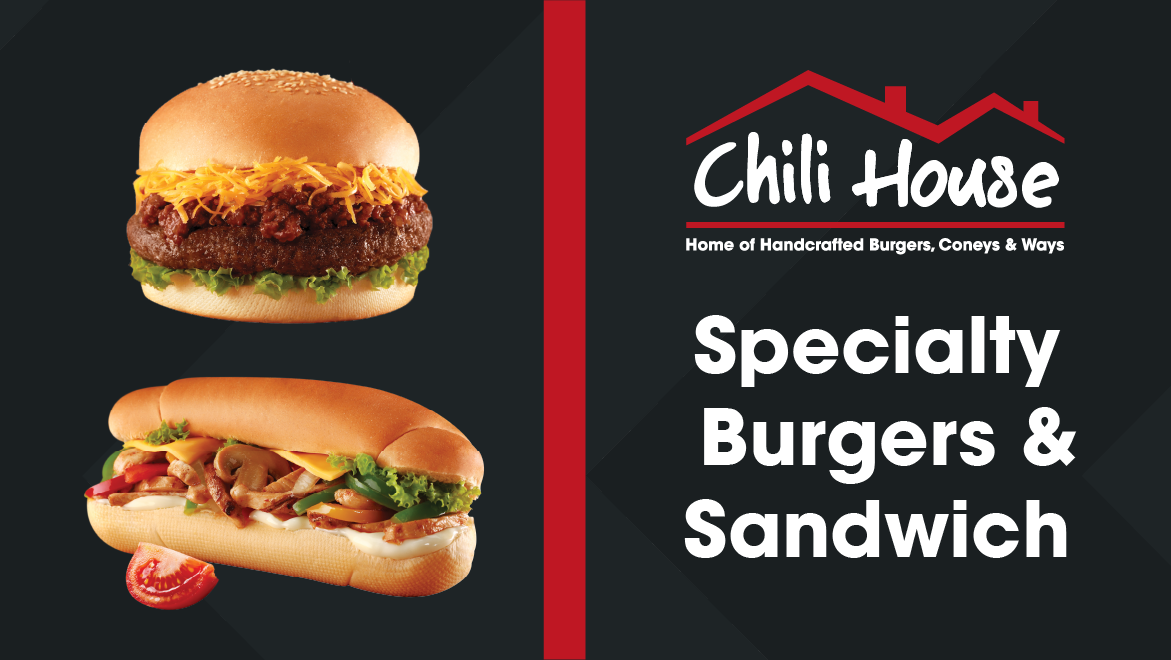SPECIALTY BURGERS & SANDWICHES