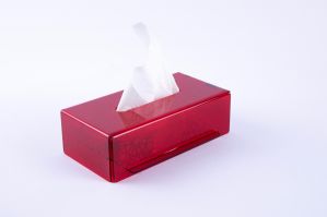 Tasmeem - Red tissue box 
