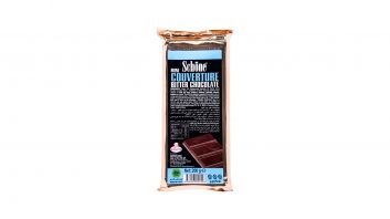 Dark chocolate compound block