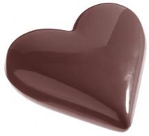 CHOCOLATE MOULD HEART 65 MM CW1145