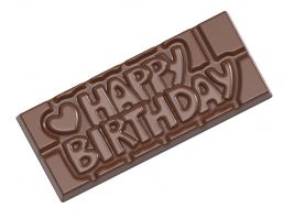 CHOCOLATE MOULD TABLET HAPPY BIRTHDAY CW12010 sf003