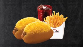 Combo #4:  2 Cheese Coneys, Fries & Drink