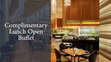 Complimentary lunch buffet-The Address Dubai Marina