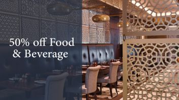 50% off food and beverages-Al Manzil