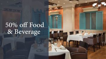 50% off food and beverages-Radisson Al Ain