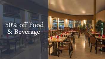 50% off food and beverages-Sheraton Corniche
