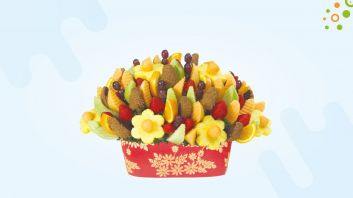 Colorfull Bouquet with Dipped Fruits 006