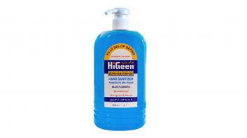 Higeen Hand Sanitizer 1L Blue Flower