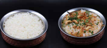 Steamed Rice or Biryani Rice