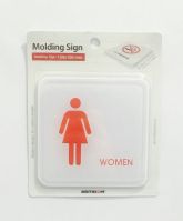 Women's Restroom Molding Sign
