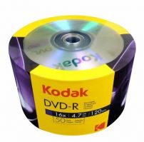 KODAK DVD-R 16x 4.7GB 50-Value Pack