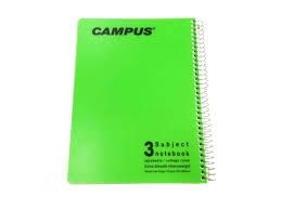 Campus School Notebooks 3 sub