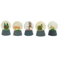 Kikkerland Nature Mini Snow Globes - 1 per Order - Assorted Selection